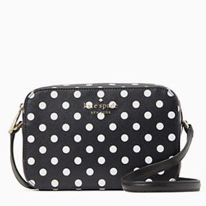 ♠️ Kate Spade Polka Dot Staci Mini Camera Bag NWT